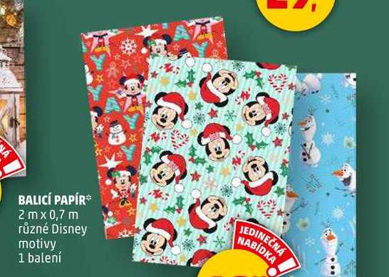 BALICÍ PAPÍR, 1 balení