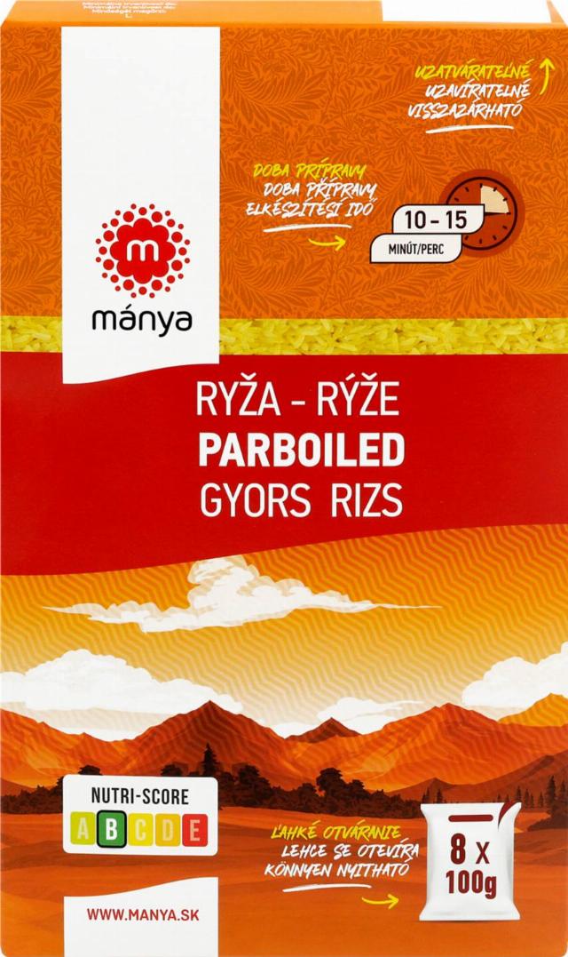 Mánya Parboiled rýže