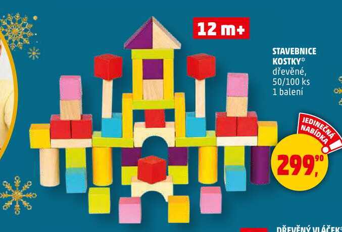 STAVEBNICE KOSTKY, 1 balení 