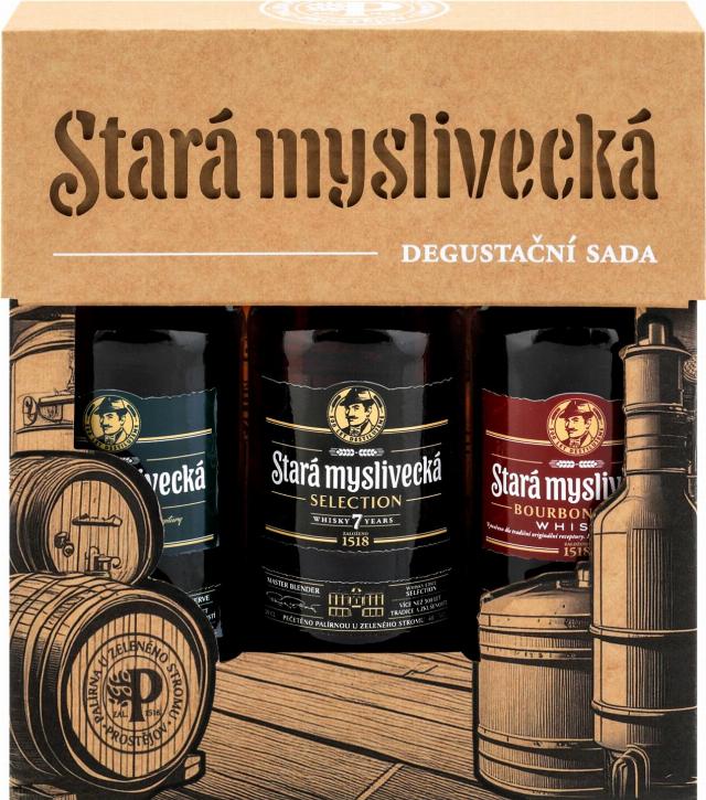 Stará myslivecká Lihovina degustační sada