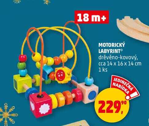 MOTORICKÝ LABYRINT, 1 ks 