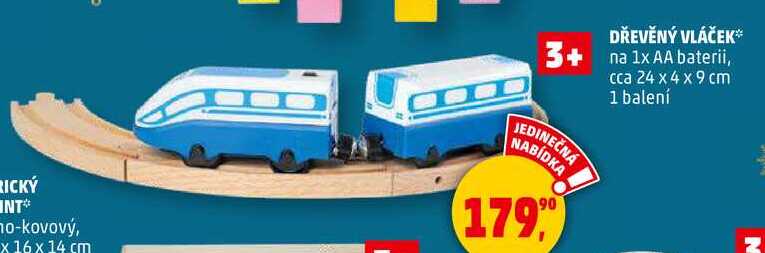 DŘEVĚNÝ VLÁČEK, 1 balení 