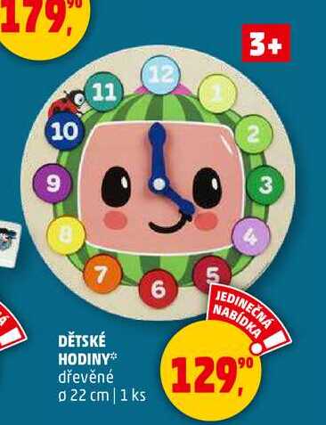 DĚTSKÉ HODINY, 1 ks