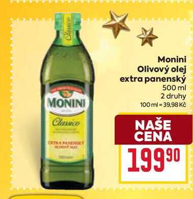 Monini Olivový olej extra panenský 500 ml