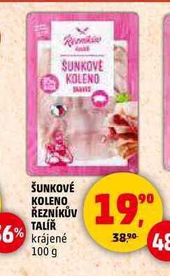 ŠUNKOVÉ KOLENO ŘEZNÍKŮV TALÍŘ, 100 g 