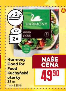 Harmony Good for Food Kuchyňské utěrky 38 m