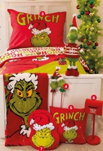 Dekorační polštář Grinch