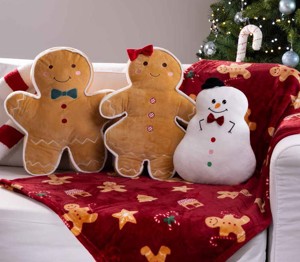 F&F Home Dekorační polštář ve tvaru perníčku kluk