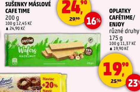 OPLATKY CAFÉTIME/ENJOY, 175g