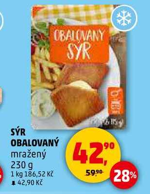 SÝR OBALOVANÝ, 230 g 