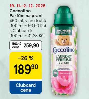 Coccolino Parfém na praní, 460 ml, více druhů 