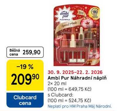 Ambi Pur Náhradní náplň, 2 x 20 ml 