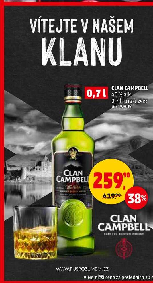 CLAN CAMPBEL, 0,7 l