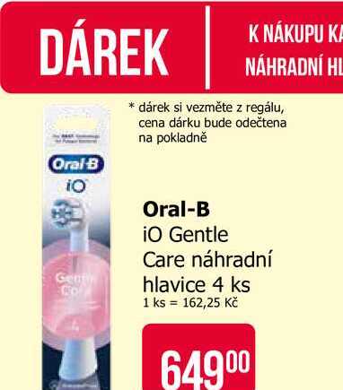 Oral-B iO Gentle Care náhradní hlavice 4 ks 