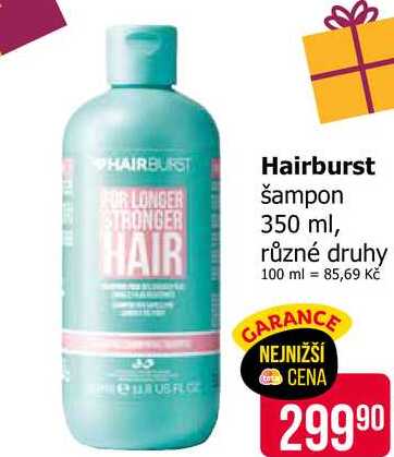 Hairburst šampon 350 ml, různé druhy