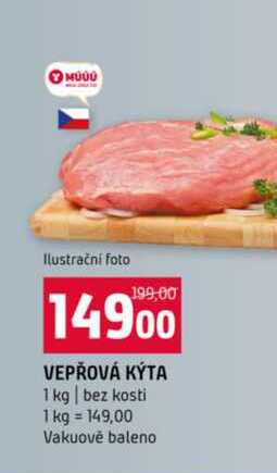 VEPŘOVÁ KÝTA bez kosti 1 kg 