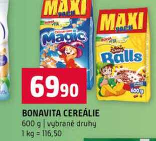 BONAVITA CEREÁLIE 600 g vybrané druhy