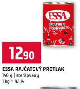 ESSA RAJČATOVÝ PROTLAK 140 g sterilovaný