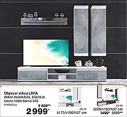 Obývací stěna LIVIA