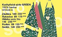 Kuchyňská série GREEN - Utěrka