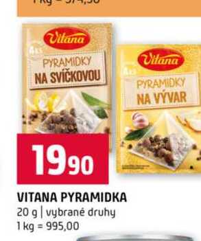 VITANA PYRAMIDKA 20 g vybrané druhy 
