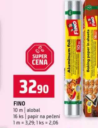 FINO 10 m alobal 16 ks papír na pečení 1m 