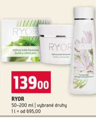 RYOR 50-200 ml vybrané druhy 