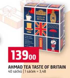 AHMAD TEA TASTE OF BRITAIN 40 sáčků 1 sáček