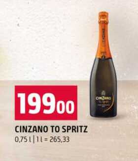 CINZANO TO SPRITZ 0,75l