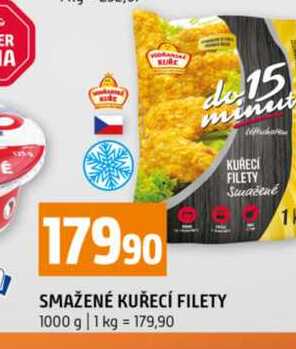 SMAŽENÉ KUŘECÍ FILETY 1000 g
