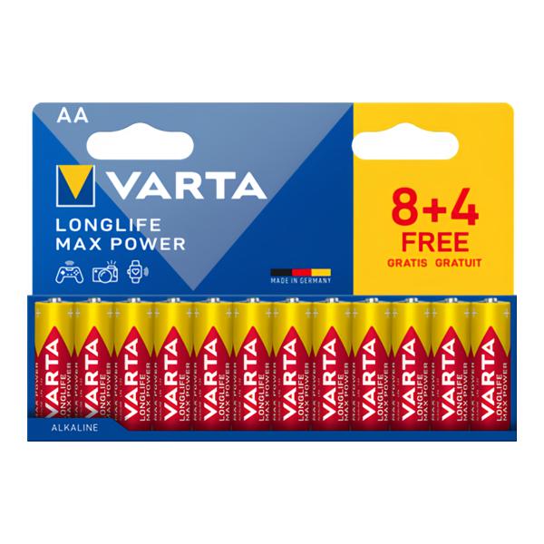 Varta Longlife Max Power AA, 8+4