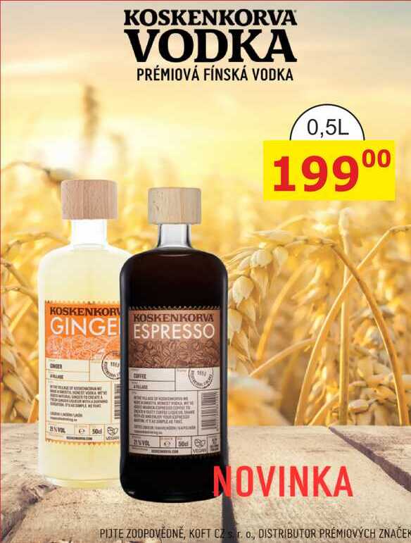 Koskenkorva vodka Espresso 0,5l