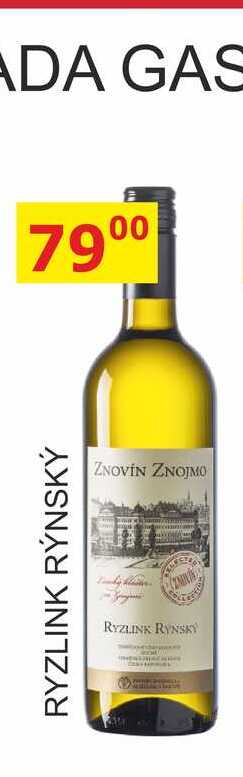 ZNOVÍN ZNOJMO RYZLINK RÝNSKÝ 0,75l