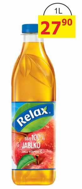 Relax Džus 100% jablko 1l