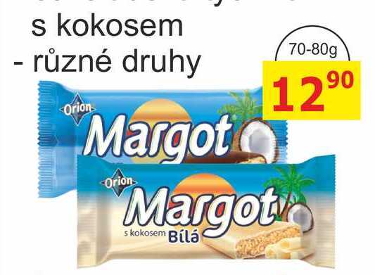 ORION Margot 80g, vybrané druhy