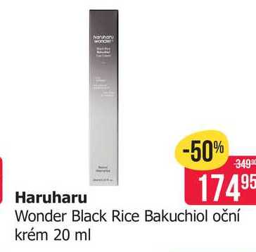 Haruharu Wonder Black Rice Bakuchiol oční krém 20 ml