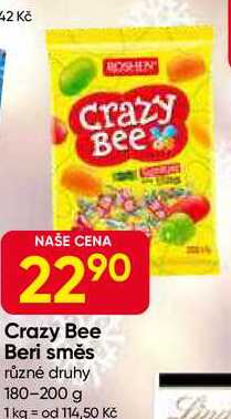 ROSHEN Crazy Bee Beri směs různé druhy 180-200 g 