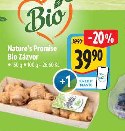 Nature's Promise Bio Zázvor 150 g