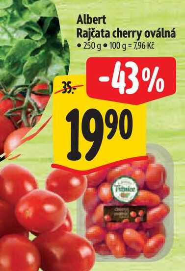 Albert Rajčata cherry oválná 250 g