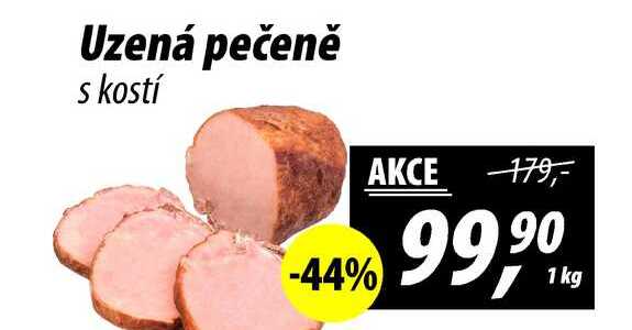 Uzená pečeně s kostí, 1 kg