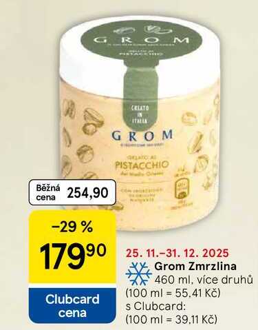 Grom Zmrzlina, 460 ml, více druhů