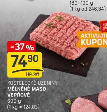 MĚLNĚNÉ MASO VEPŘOVÉ 600 g