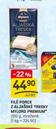 FILÉ PORCE Z ALJAŠSKÉ TRESKY MYLORD PREMIUM 200 g