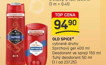 OLD SPICE vybrané druhy Sprchový gel 400 ml