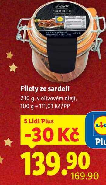 Filety ze sardelí, 230 g