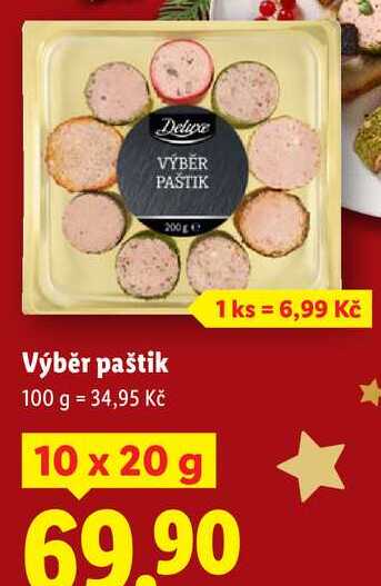 Výběr paštik, 10x 20 g