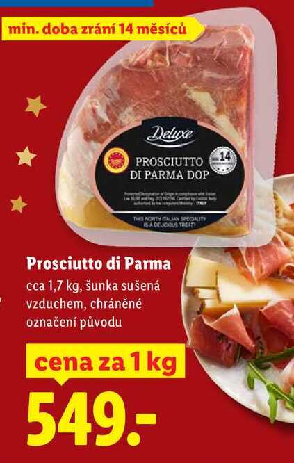 Prosciutto di Parma, cena za 1 kg
