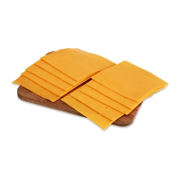 Čerstvě nakrájeno Cheddar red mild 48%, plátky