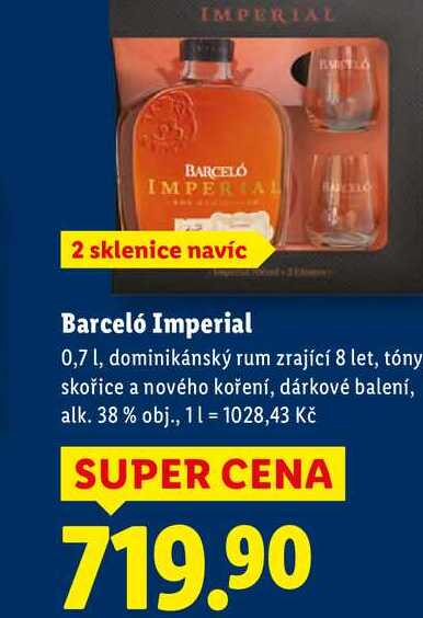 Barceló Imperial, 0,7 l