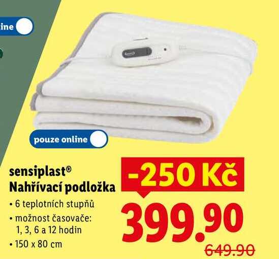 sensiplast Nahřívací podložka 